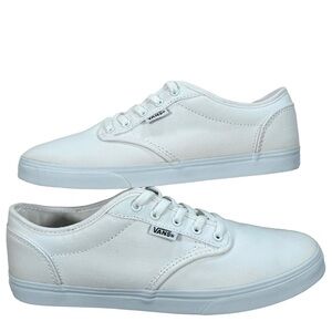 Vans Women’s White / White Atwood Low Lace Up Sneaker Size 7
